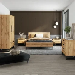 Cassettiera 100x83h cm 3 cassetti rovere Petra