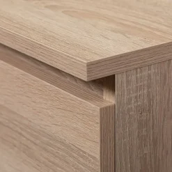 Cassettiera 140x100h cm moderna 8 cassetti rovere Living