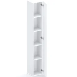 Colonna a terra 28x186h cm 1 anta reversibile multiuso bianco lucido Sunset