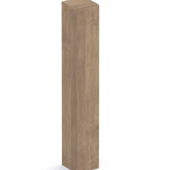 Colonna a terra 28x186h cm 1 anta reversibile multiuso rovere scuro Sunset