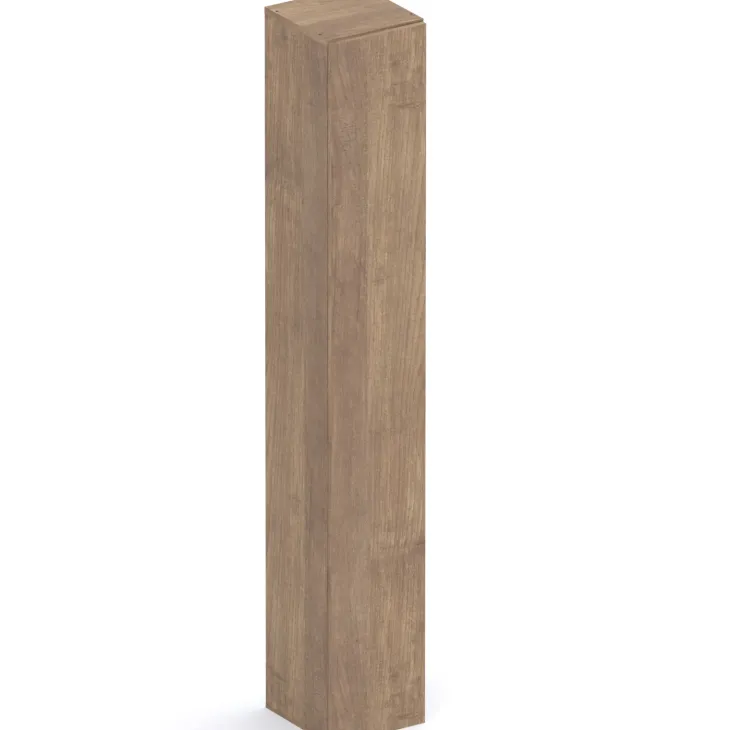 Colonna a terra 28x186h cm 1 anta reversibile multiuso rovere scuro Sunset