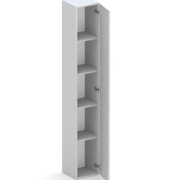Colonna a terra 28x186h cm 1 anta reversibile multiuso grigio chiaro Sunset