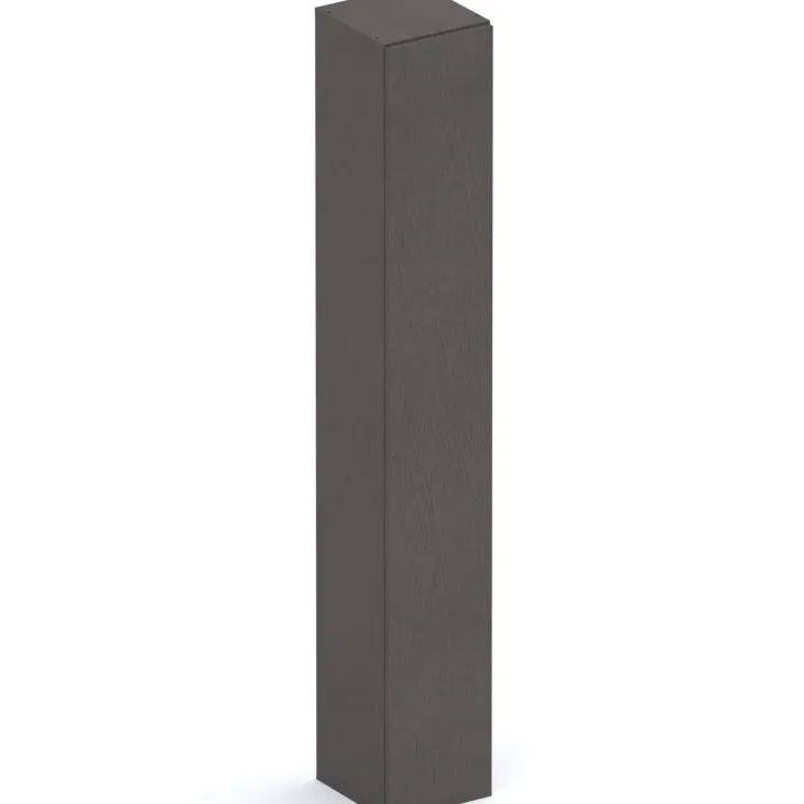 Colonna a terra 28x186h cm 1 anta reversibile multiuso ossido nero Sunset