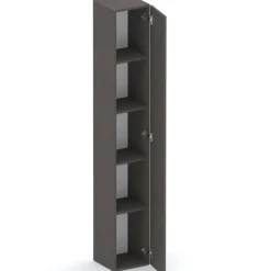 Colonna a terra 28x186h cm 1 anta reversibile multiuso ossido nero Sunset
