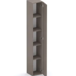 Colonna a terra 28x186h cm 1 anta reversibile multiuso marrone bronzo Sunset