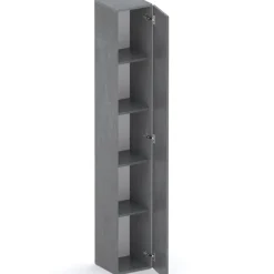Colonna a terra 28x186h cm 1 anta reversibile multiuso antracite Sunset