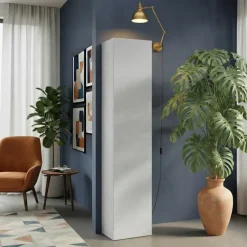 Colonna a terra 55x186h cm multiuso 1 anta reversibile grigio chiaro Sunset