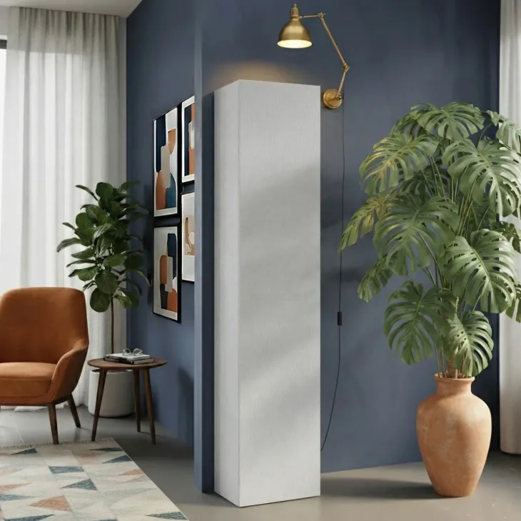 Colonna a terra 55x186h cm multiuso 1 anta reversibile grigio chiaro Sunset