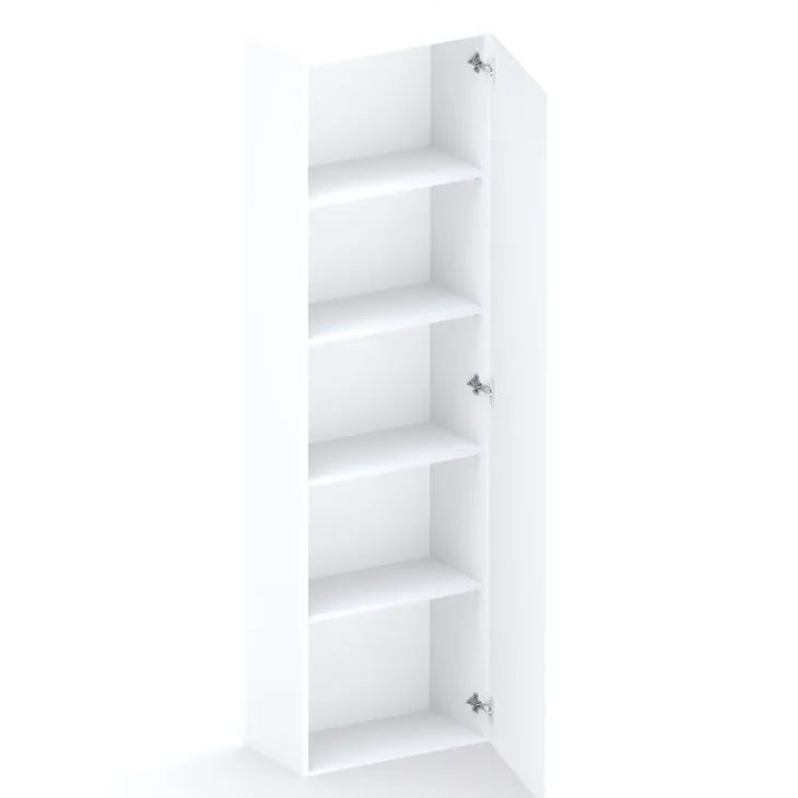 Colonna a terra 55x186h cm multiuso 1 anta reversibile bianco lucido Sunset