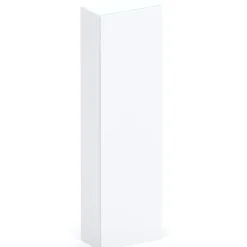 Colonna a terra 55x186h cm multiuso 1 anta reversibile bianco lucido Sunset
