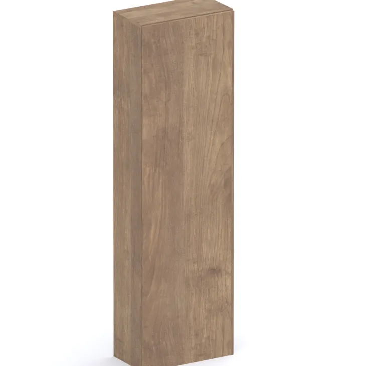 Colonna a terra 55x186h cm multiuso 1 anta reversibile rovere scuro Sunset