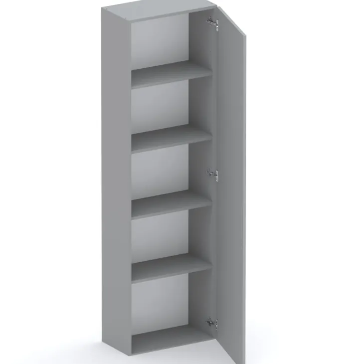 Colonna a terra 55x186h cm multiuso 1 anta reversibile grigio scuro Sunset
