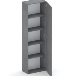 Colonna a terra 55x186h cm multiuso 1 anta reversibile antracite Sunset