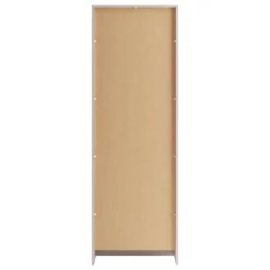Colonna bagno lavanderia 60x180h cm multiuso cannettato beige Cleany