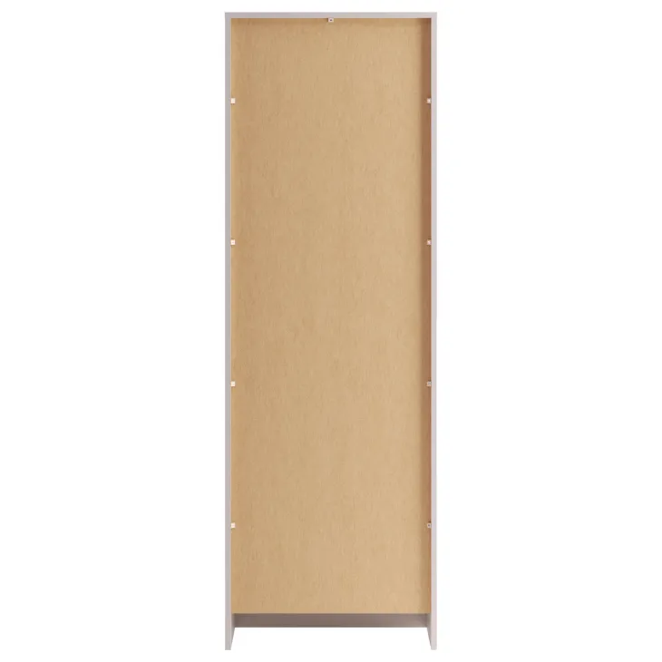 Colonna bagno lavanderia 60x180h cm multiuso cannettato beige Cleany