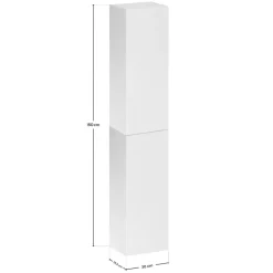 Colonna bagno sospesa 30x160h cm 2 ante bianco Speranza