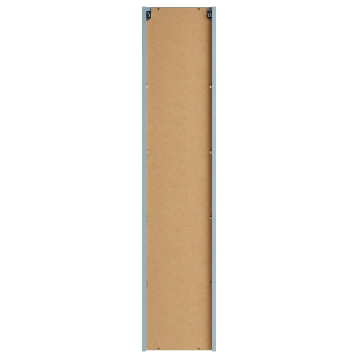 Colonna bagno sospesa 30x140h cm cannettato 2 ante azzurro Celestiale