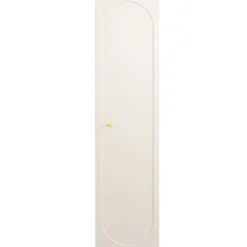Colonna bagno sospesa 35x140h cm fresato 1 anta beige Sand