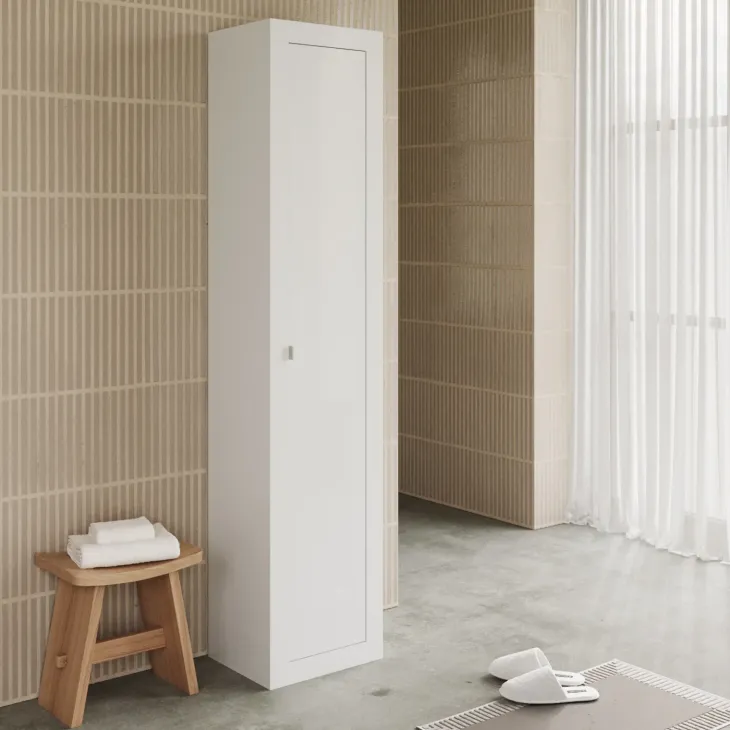 Colonna bagno 42x195h cm 1 anta bianco lucido Turny