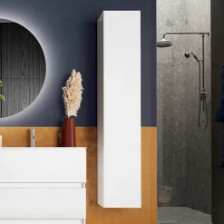Colonna bagno 25x138h cm 1 anta bianco lucido Moon