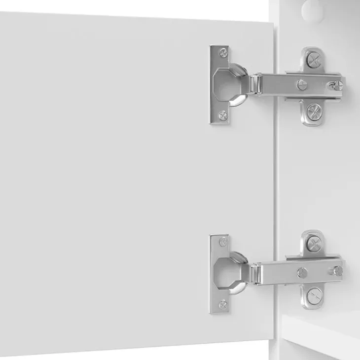 Colonna bagno 33x136h cm con 2 cassetti moderno bianco Zaida
