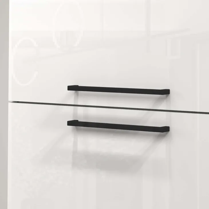 Colonna frigo dispensa cucina 90x165h cm moderna bianco rovere Gourmet