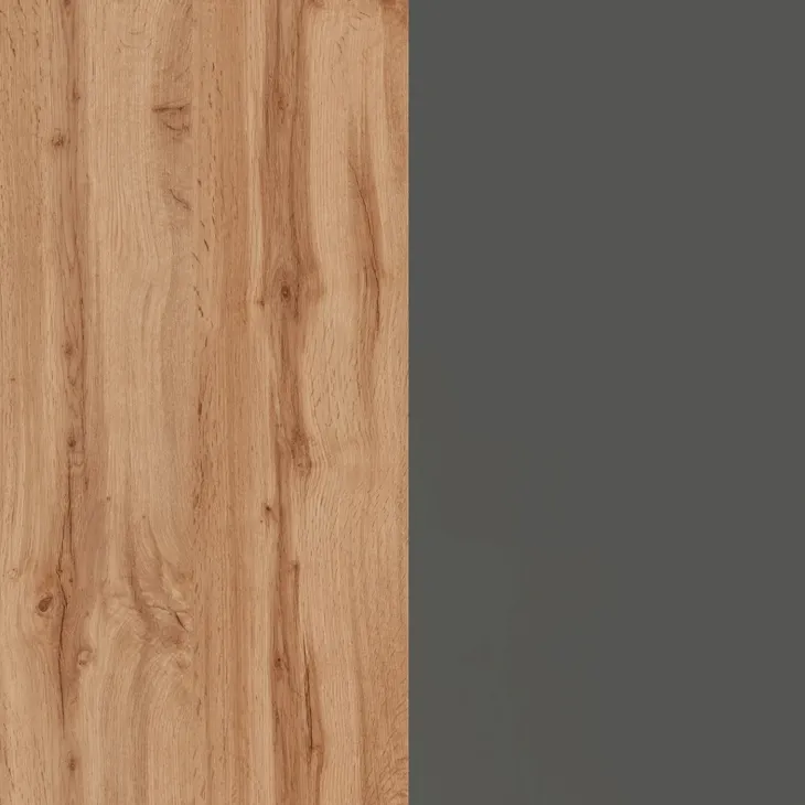 Colonna frigo dispensa cucina 90x165h cm moderna antracite rovere Gourmet