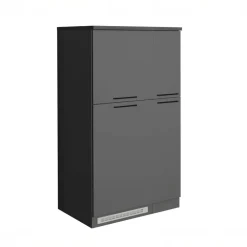 Colonna frigo dispensa cucina 90x165h cm moderna antracite grigio pietra Gourmet