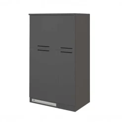 Colonna frigo dispensa cucina 90x165h cm moderna antracite grigio pietra Gourmet