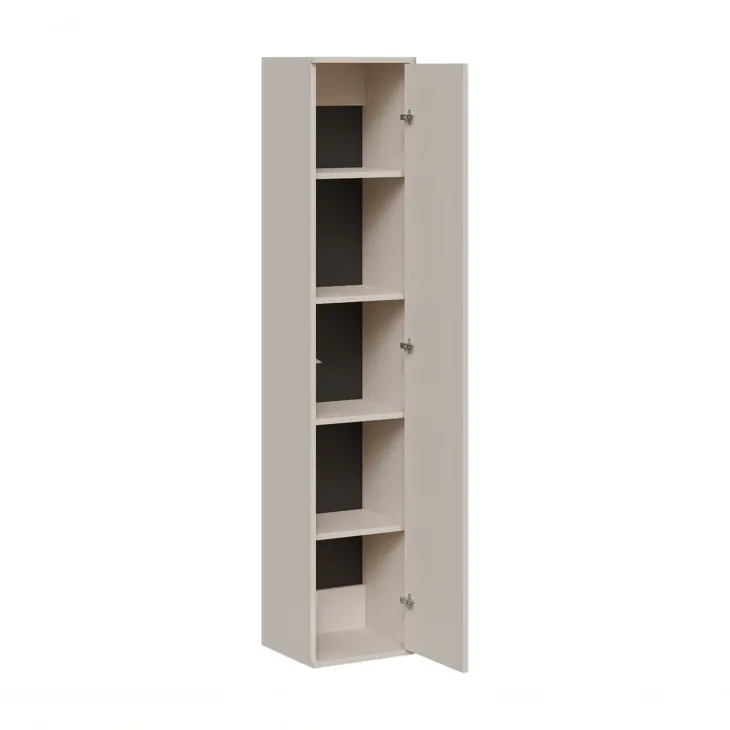 Colonna pensile soggiorno 36x164h cm 1 anta beige cashmere Bellagio