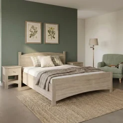 Comodino 45x35 cm moderno rovere sonoma Londra