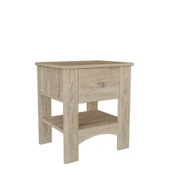 Comodino 45x35 cm moderno rovere sonoma Londra