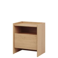 Comodino 53x60h cm 1 cassetto rovere Girone
