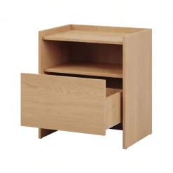 Comodino 53x60h cm 1 cassetto rovere Girone