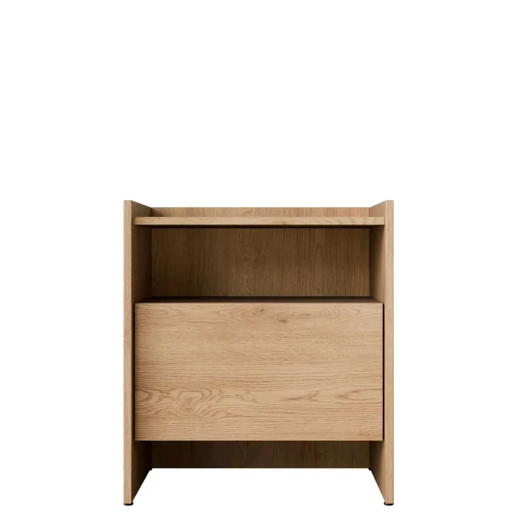 Comodino 53x60h cm 1 cassetto rovere Girone
