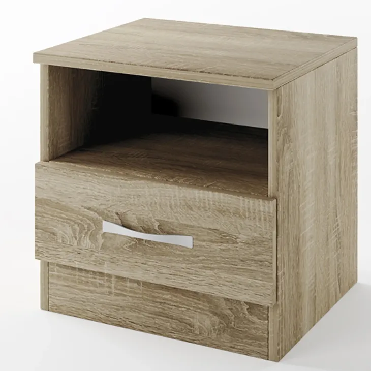 Comodino 40x41h cm 1 cassetto rovere sonoma Selvaggia Gihome®