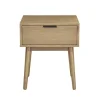 Comodino 45x53h cm con cassetto moderno rovere Potter