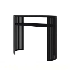 Consolle ingresso 100x86h cm con ripiano nero Elisera