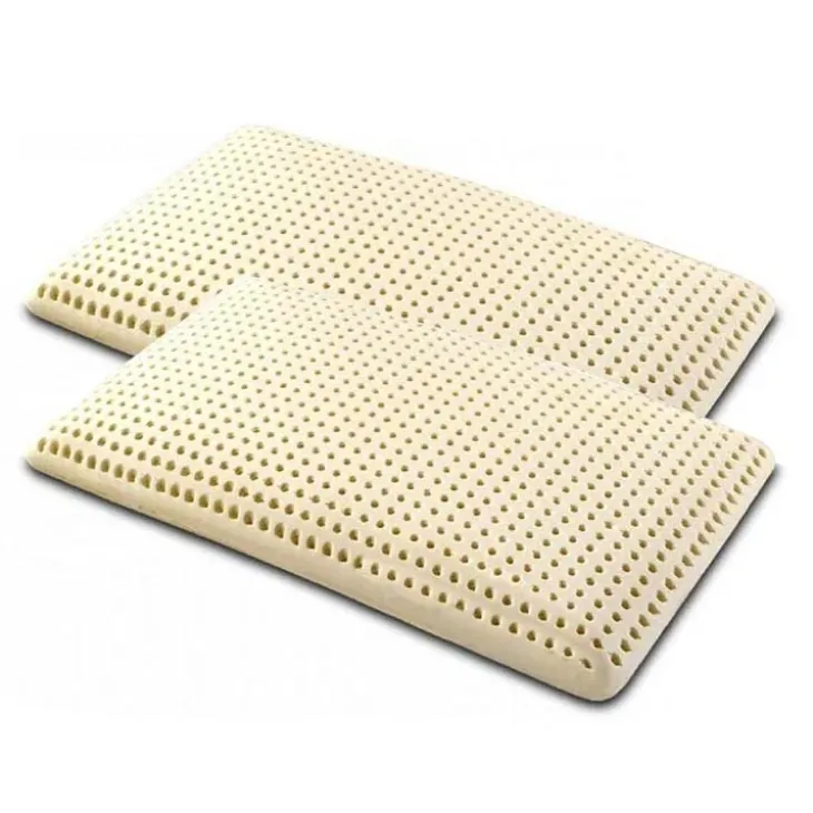 Coppia cuscini guanciali saponetta in lattice Latex