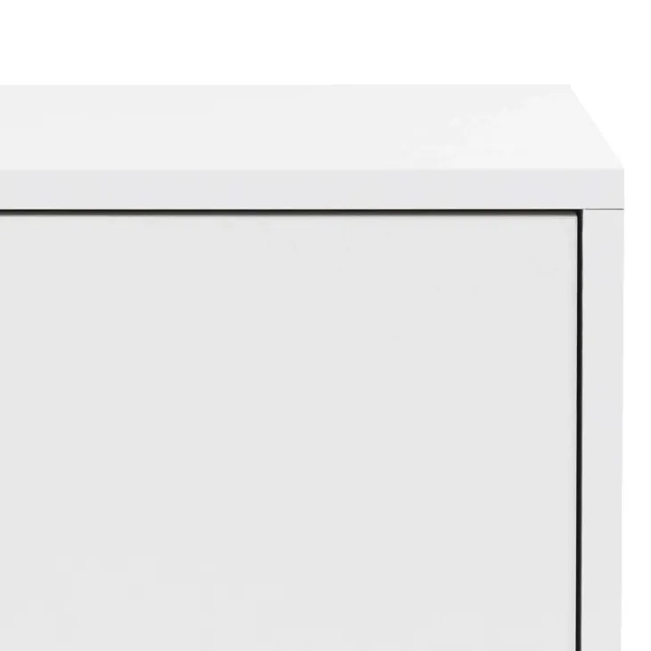 Credenza 100x93h cm 1 cassetto 2 ante moderna bianco Eindhoven