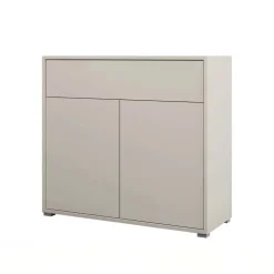 Credenza 100x93h cm 1 cassetto 2 ante moderna beige cashmere Eindhoven