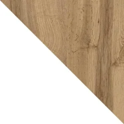 Credenza 120x100h cm moderna design rovere bianco Modesta