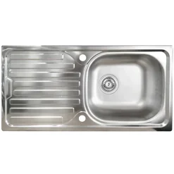 Cucina 255cm componibile lineare moderna bianco rovere Gourmet Elegance