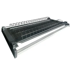 Cucina 255cm componibile lineare moderna bianco rovere Gourmet Elegance