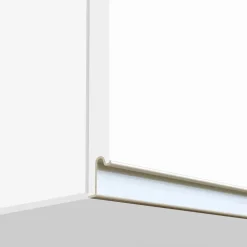 Cucina 255cm componibile lineare moderna bianco grigio pietra Gourmet Elegance