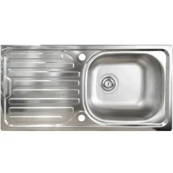 Cucina 255cm componibile lineare moderna antracite grigio pietra Gourmet Elegance