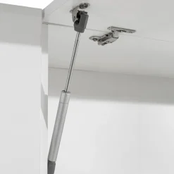 Cucina 255cm componibile lineare moderna bianco grigio pietra Gourmet Pure