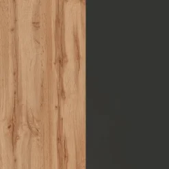 Cucina 255cm componibile lineare moderna antracite rovere Gourmet Pure
