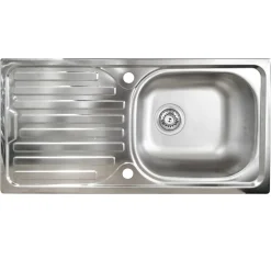 Cucina 255cm componibile lineare moderna bianco rovere Gourmet Prestige