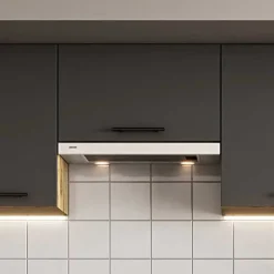 Cucina 240cm moderna componibile standard antracite rovere Urban